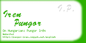 iren pungor business card