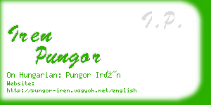 iren pungor business card